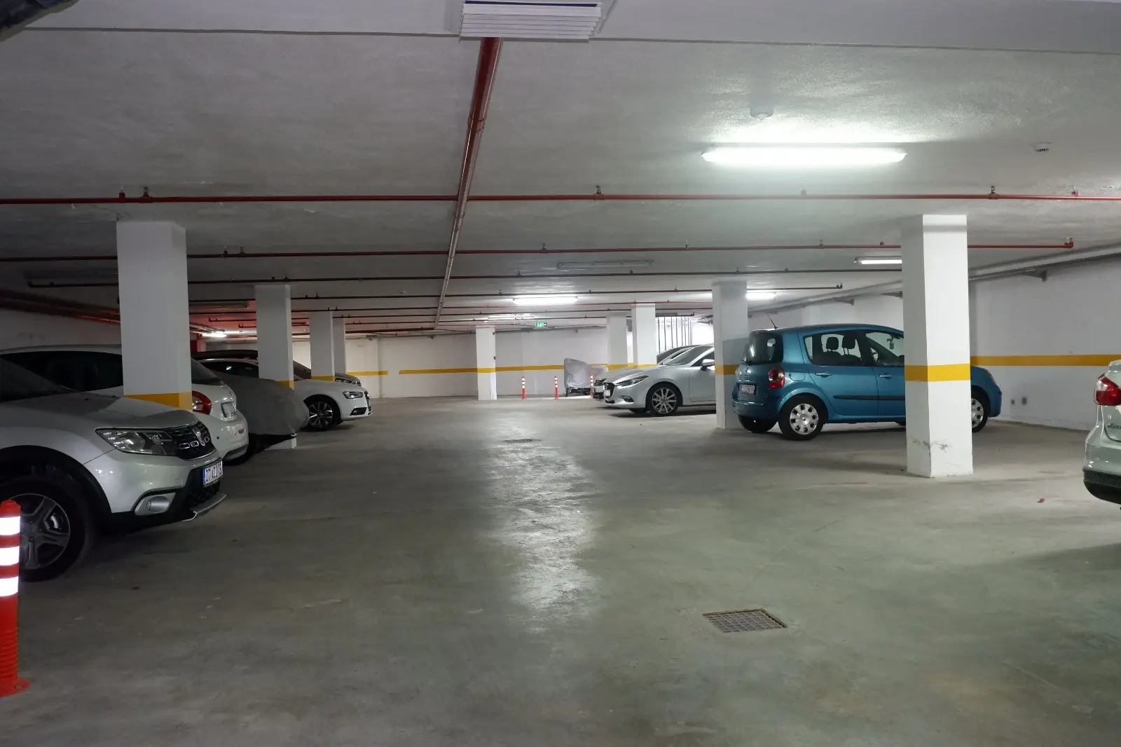 Parking spaces